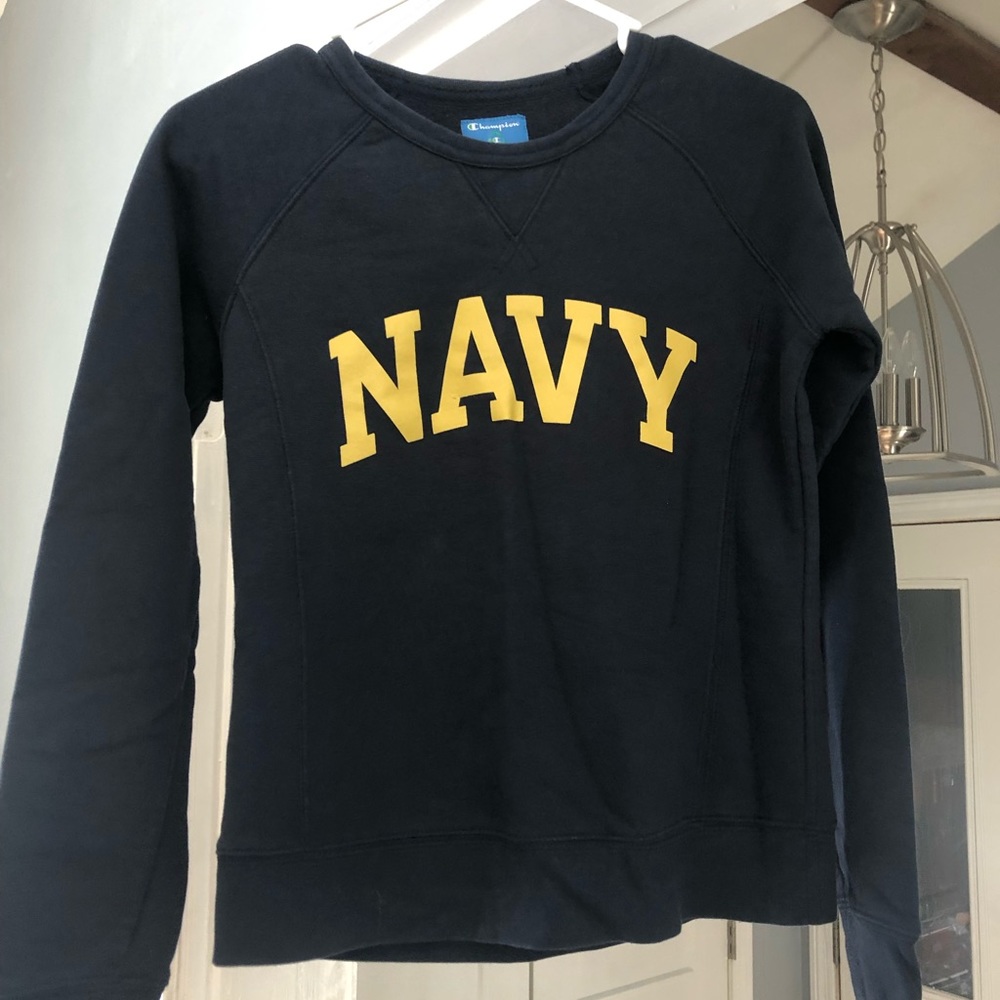 LONG SLEEVE NAVY CREWNECK